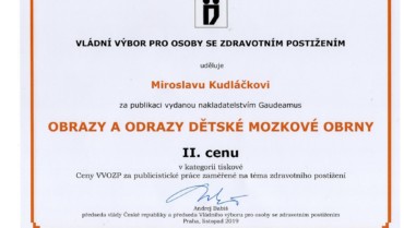 Ocenění pro pana Miroslava Kudláčka