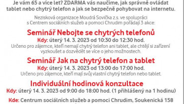 Seminář Nebojte se chytrých telefonů